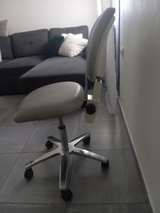 Silla Taburete Ergónomico con Respaldo (Clínica /