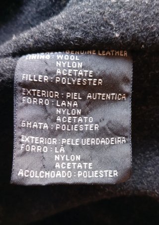 Chaquetón Piel Cortefiel Vintage