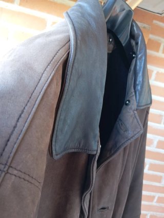 Chaquetón Piel Cortefiel Vintage