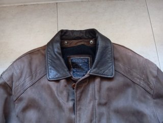 Chaquetón Piel Cortefiel Vintage