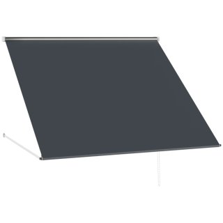 Toldo de tela negro