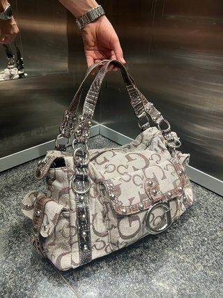 Bolso Guess Beige y Marrón