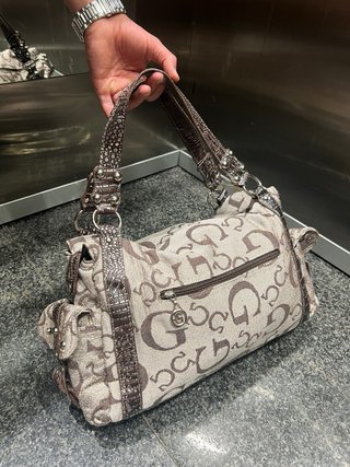 Bolso Guess Beige y Marrón
