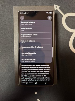 Samsung S25 Ultra 256gb Plata Con caja y cable