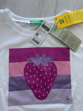 Camiseta Benetton T. XS Fresa