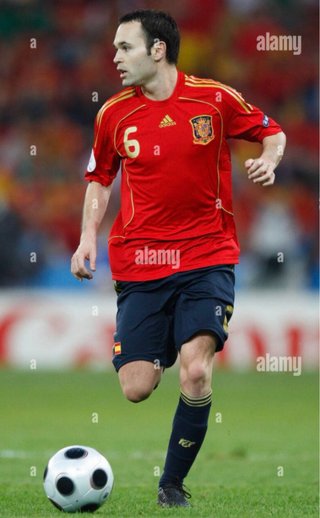 Camiseta España Andrés Iniesta Eurocopa 2008