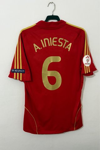 Camiseta España Andrés Iniesta Eurocopa 2008