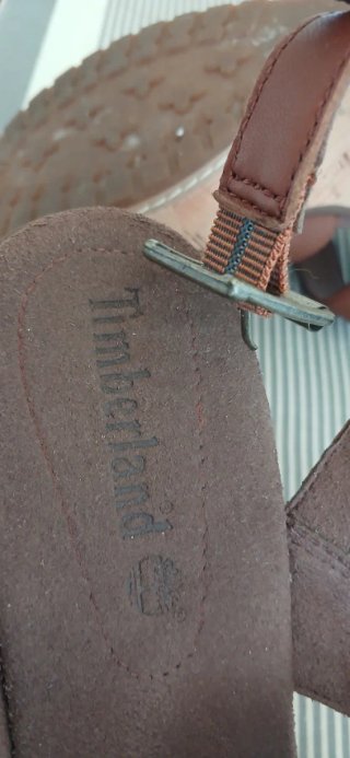 Sandali Timberland con zeppa marrone n.39