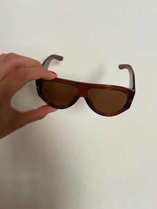 Occhiali da sole marroni