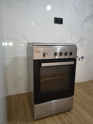 Horno Corbero Negro y Plata