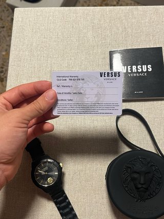 Reloj Versus Versace Negro y Oro