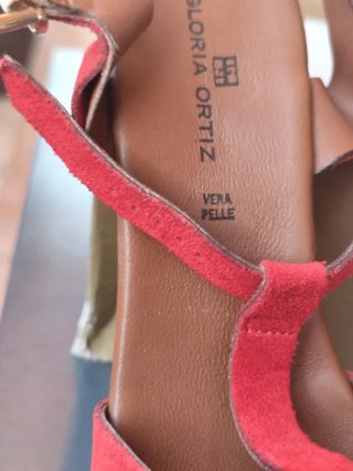 Sandalias tacón Gloria Ortiz