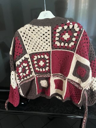 Cardigan uncinetto granny squares