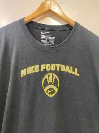 Camiseta Nike Football Talla XXL Negra y Dorada