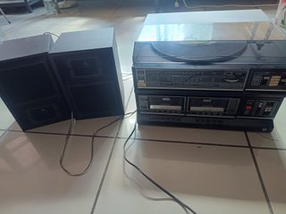 Cadena de música con tocadiscos Vinilo