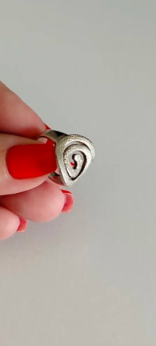 Anillo Espiral Plata