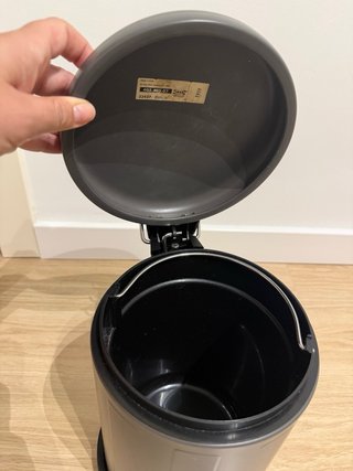 Papelera Baño IKEA Pedal Gris Oscuro