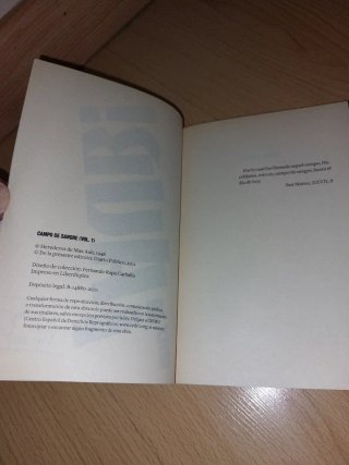 LIBRO - Campo de sangre (I) - Max Aub - HISTORIA