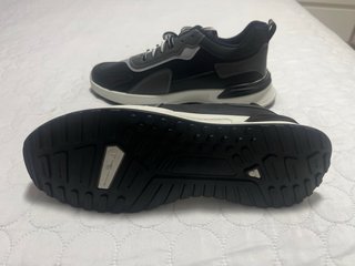 Sneakers sportive da uomo nere e grigie