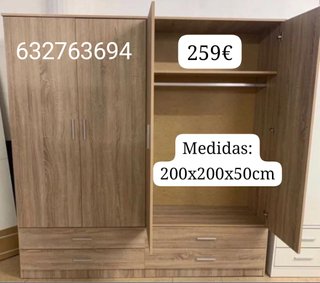 Armario 2m x 2m x 50cm