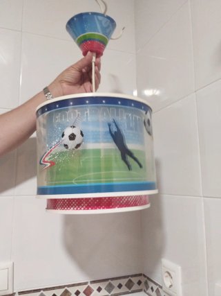 Lámpara infantil fútbol