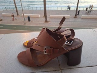 Sandalias Ralph Lauren Marrones Talla 38