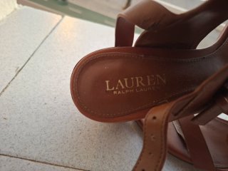 Sandalias Ralph Lauren Marrones Talla 38