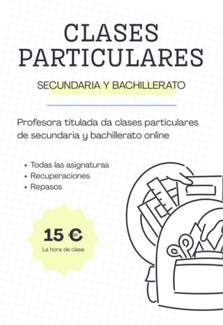 Clases particulares verano