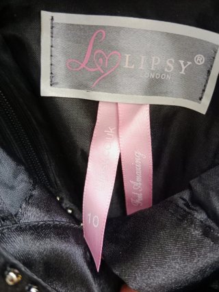 Vestido fiesta pedrería Lipsy