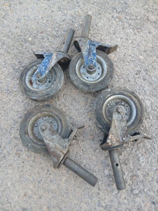 4 Ruedas Industriales con Freno
