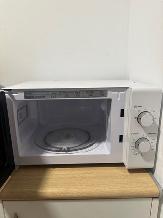 Microondas blanco OK.