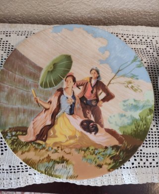 Set di 2 Piatti decorativi in ceramica