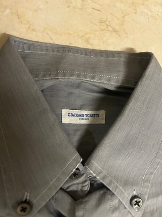 Camicia GIACOMO TENUTI grigia