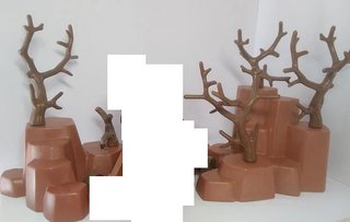 Playmobil Lote Vallas Arbustos y Vegetación