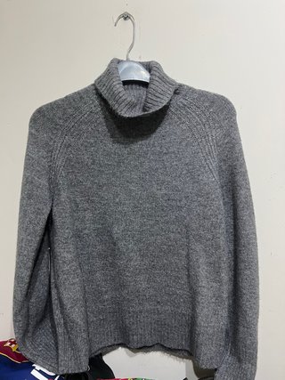 Jersey cuello vuelto EASWEAR gris talla L