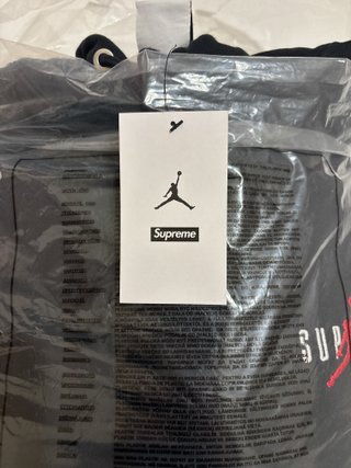 Supreme x Air Jordan Hoodie M