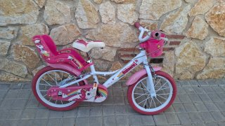 Bicicleta infantil 16 pulgadas Unicornio