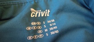 Completo Sportivo Adidas & Crivit Rosso Taglia S