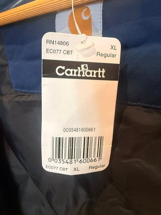 Parka Carhartt Azul Marino Talla XL