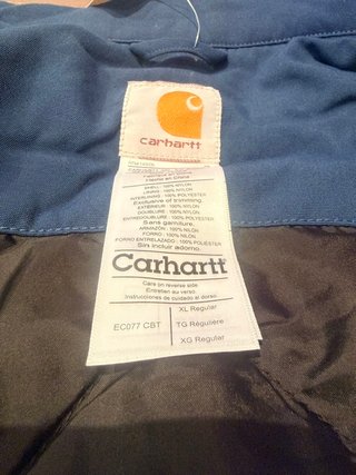 Parka Carhartt Azul Marino Talla XL