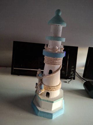 Faro decorativo con luz