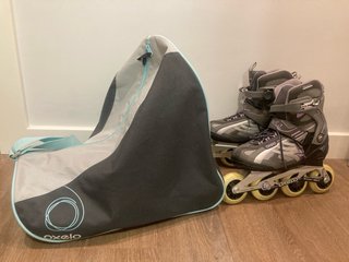 Patines en línea Oxelo Talla 37 y Bolsa Oxelo