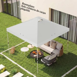 Repuesto Toldo Pérgola 3x3 Tela Blanca