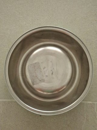Ciotola acciaio inox verde per cani/gatti