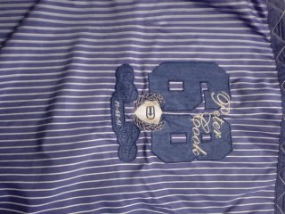 Camisa Peter Cook Talla 5XL Rayas Azul/Rojo