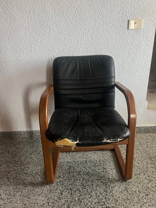 Silla de madera para tapizar