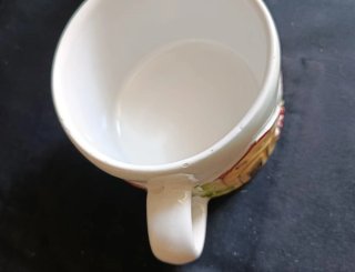 Coppia tazze decorative mulino bianco