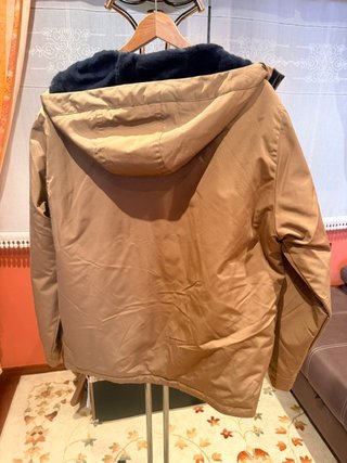 Parka Hollister Beige XL Nueva
