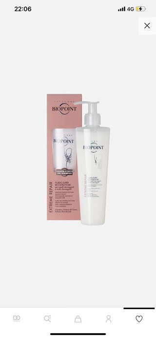 Biopoint Extreme Repair Fluido Super Ricostruttore