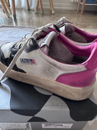 Autry Sneakers Donna Medalist Rosa Bianco